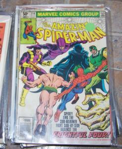 Amazing Spider-Man  # 214 MARVEL 1980 FRIGHTFUL FOUR NAMOR RARE PAROLDY XMEN 142