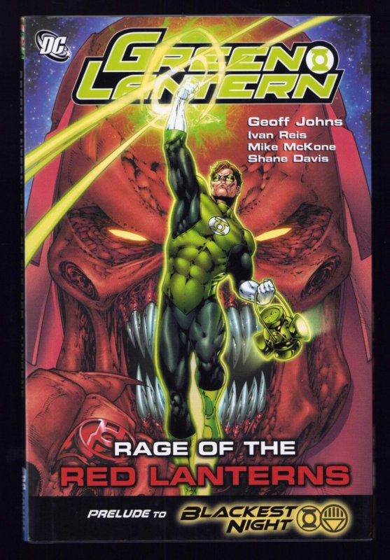 Green Lantern: Rage of the Red Lanterns - Signed w/ COA (9/9.2) 2009 HC
