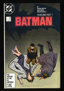 Batman #404 VF 8.0 Year One Part 1 Frank Miller!