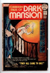 Forbidden Tales of Dark Mansion #5 - They All Came to Die! (DC, 1972) - VG