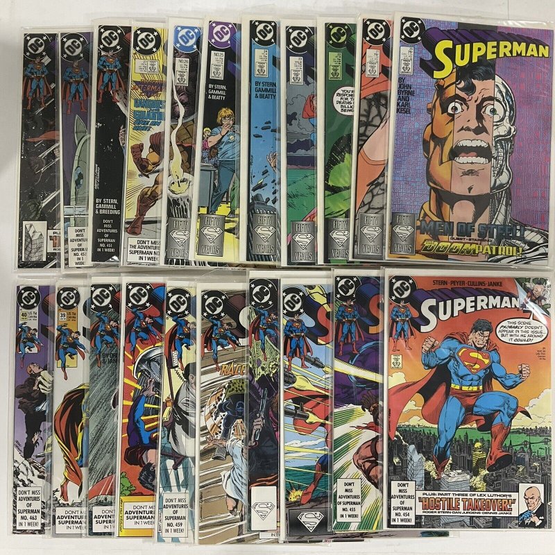 SUPERMAN 1987 LOT 0 1-226 ANNUAL 1-13 SPECIAL 1-3 18 ONE SHOTS 250+ COMICS DC