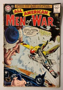 All American Men of War #96 DC (3.0 GD/VG) 2 inch spine split (1963)
