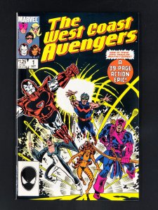 West Coast Avengers #1 (1985) VF+ Ultron, Goliath, and Man-Ape app