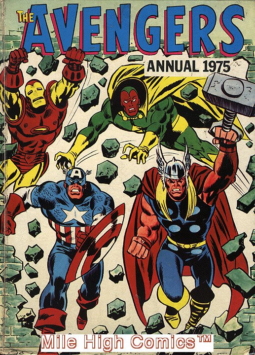 AVENGERS UK ANNUAL HC #1975 Very Good