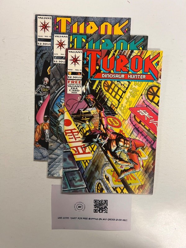 3 Turok Valiant Comic Books # 11 12 13 45 JS38