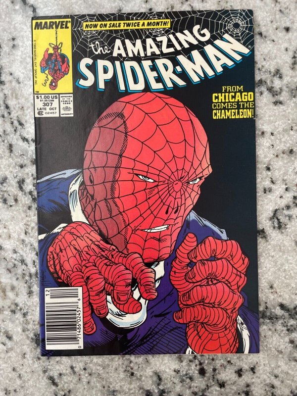 Amazing Spider-Man # 307 NM- Marvel Comic Book Todd McFarlane Scorpion Covr CM30 