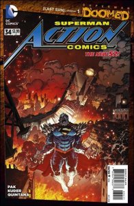 Action Comics (2011) 34-A Aaron Kuder Cover VF/NM