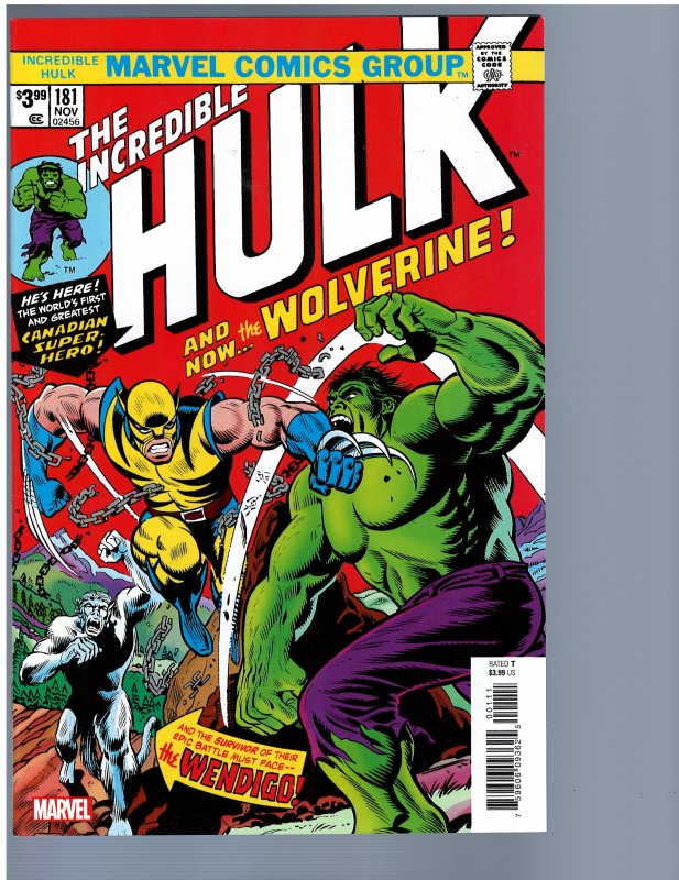 Incredible Hulk #181: Facsimile Edition #1 (2019)