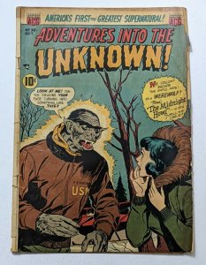 Adventures Into The Unknown #36 (Oct 1952, ACG) Good 2.0 Ken Bald cover 
