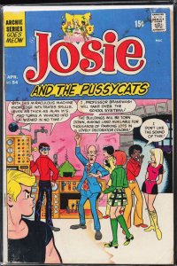 Josie and the Pussycats #54 (1971) Josie