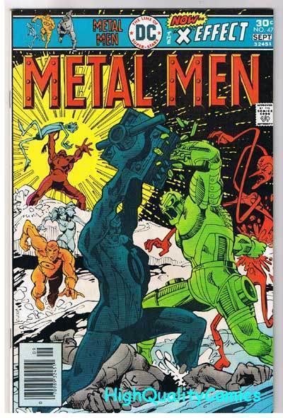 METAL MEN #47, Platinum, X, Gold, Tin, Iron, 1976, VF/NM