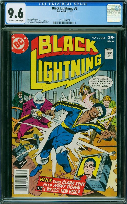 Black Lightning #3 (DC, 1977) CGC 9.6