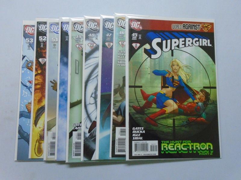 DC Supergirl # 45 - 53 8.0 VF (2009 - 10) 4th Series