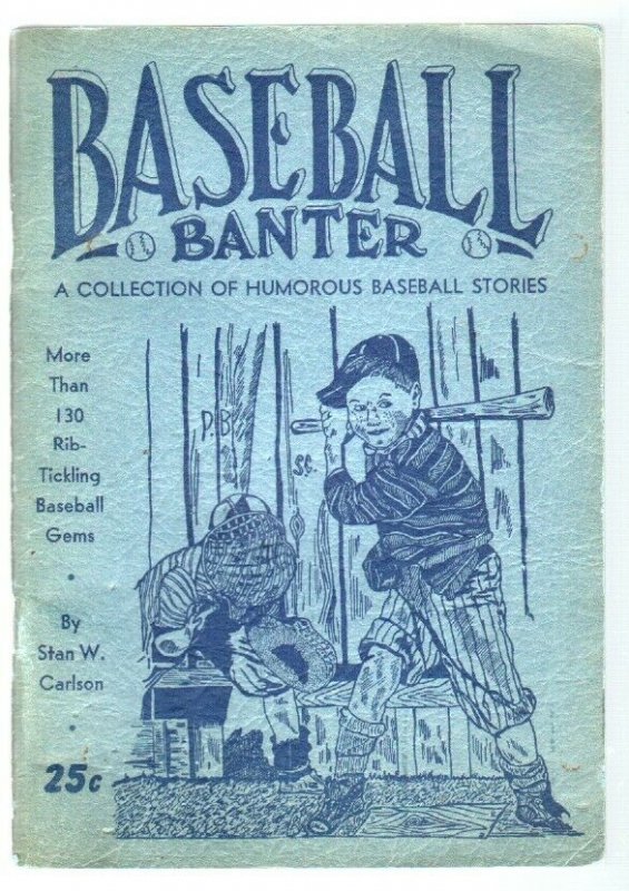 Baseball Banter 1940-Stan Carlson-illustrated gags & jokes-rare-VG/FN