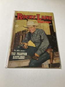 Rocky Lane Western 17 Gd Good 2.0 Fawcett Comics