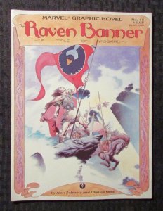 1985 THE RAVEN BANNER by Charles Vess 1st Marvel Graphic Novel #15 VF- 7.5