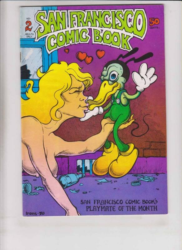 San Francisco Comic Book #2 FN (1st) trina robbins GREG IRONS robert crumb WELZ