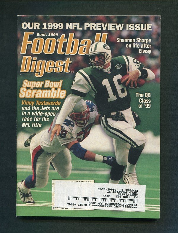 Football Digest / Vinny Testaverde / September 1999