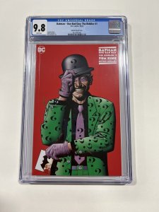 BATMAN ONE BAD DAY RIDDLER 1 BOLLAND VARIANT CGC 9.8 WHITE PAGES DC COMICS 2022