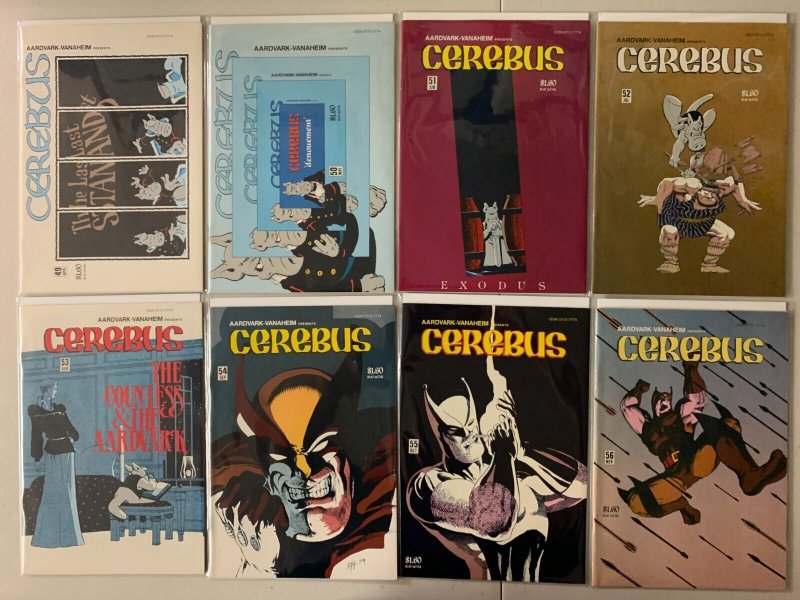 Cerebus Aardvark-Vanaheim Comics run #26-60 36 diff avg 6.0 (1981-84)