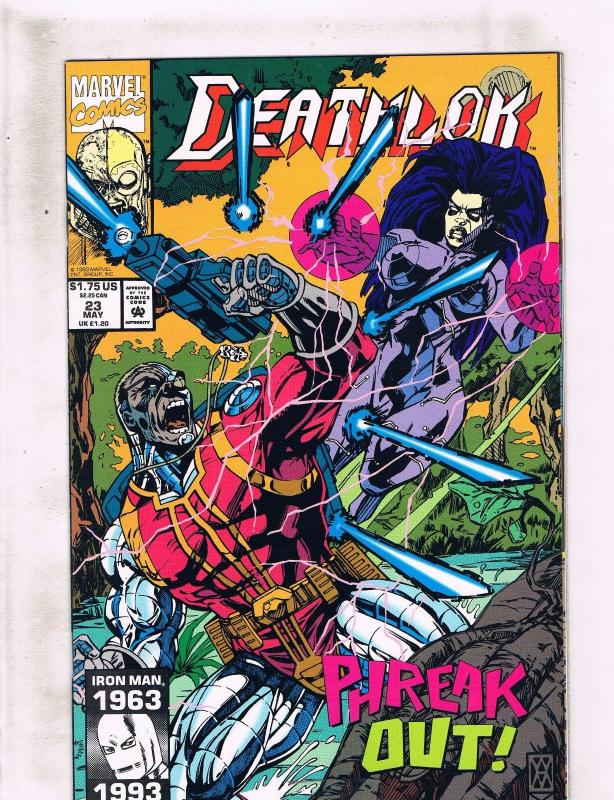 Lot of 5 Deathlok Marvel Comic Book #19 20 21 22 23 KS2