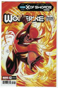Wolverine # 7 Phoenix Variant X of Swords NM Marvel