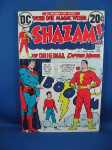 SHAZAM 1 F VF FIRST ISSUE DC 1973