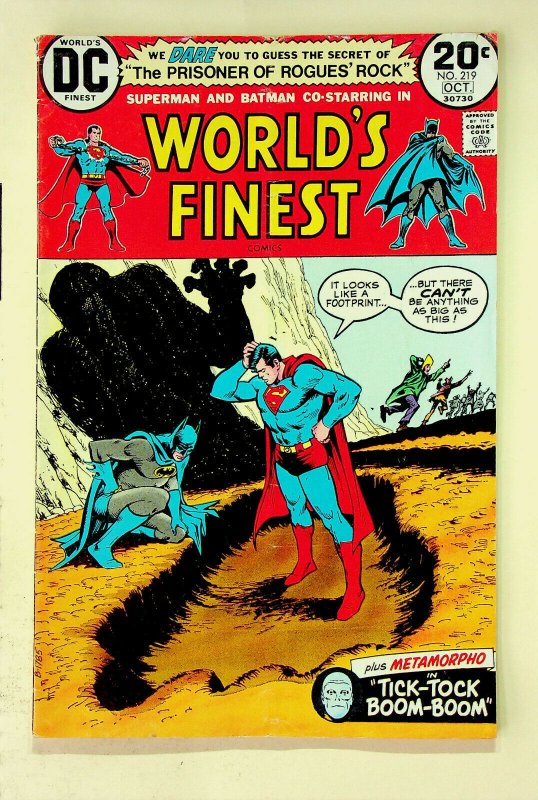 World's Finest #219 (Sep-Oct 1973, DC) - Very Good/Fine 