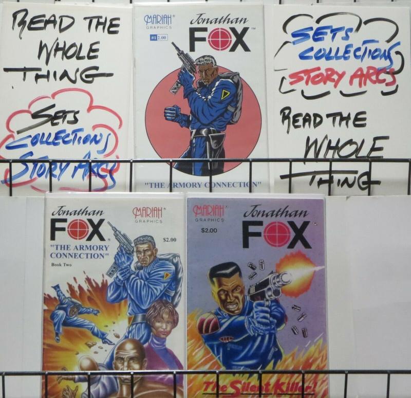 JONATHAN FOX (Mariah Graphics, 1993) #1,2 SPECIAL  Complete series! VF-NM 