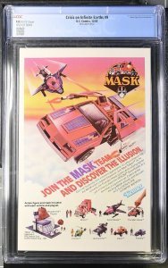 Crisis On Infinite Earths 9 Cgc 9.8 Newsstand Edition Dc 1985