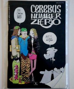 Signed 1993 AV Comic Cerebus Number Zero #0 with Hand Drawn Artwork by Dave Sim 