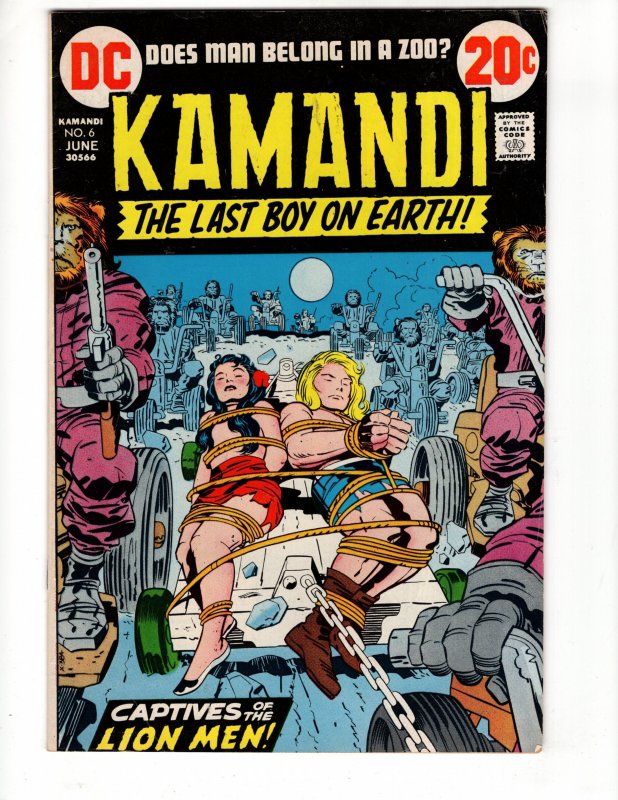 Kamandi, The Last Boy on Earth #6 Jack KING Kirby !!! Bronze DC