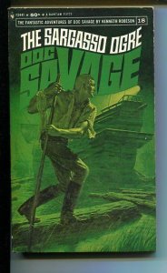 DOC SAVAGE-THE SARAGASSO OGRE-#18-ROBESON-VG- JAMES BAMA COVER VG