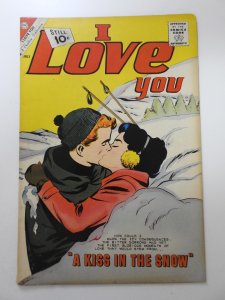 I Love You #35 A Kiss In The Snow! Sharp VG+ Condition!