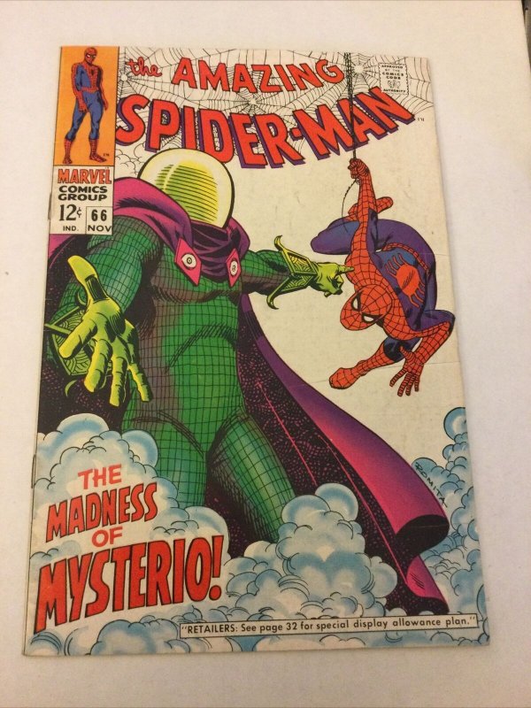 Amazing Spider-Man 66 Vg Very Good 4.0 Marvel Comics