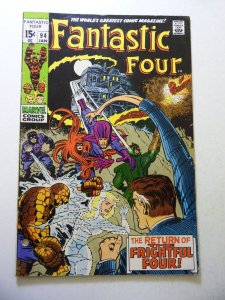 Fantastic Four #94 (1970) GD Condition 3 hole punches through book