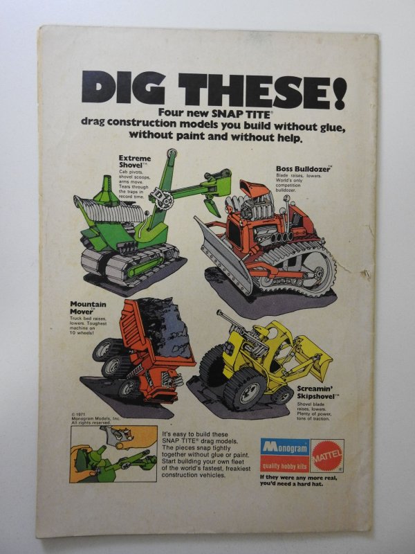 Weird Worlds #1 (1972) VG- Condition moisture stain