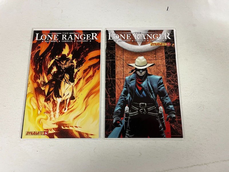 2 Lone Ranger Dynamite Comics books #12 13 Matthews 46 JW34