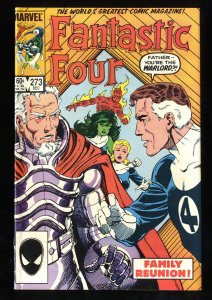 Fantastic Four #273 NM+ 9.6 1st Full Nathaniel Richards!