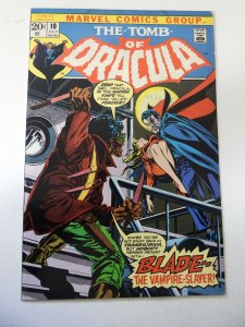 Tomb of Dracula #10 1st App of Blade! VG Condition moisture stain