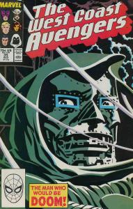 West Coast Avengers #35 FN ; Marvel | Doctor Doom Steve Englehart