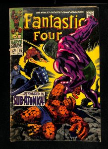 Fantastic Four #76 Silver Surfer Galactus!