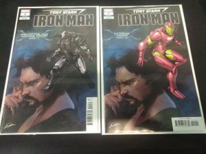 Tony Stark Iron Man #1 Lot of 10 Variants! 6 Prototype, Party Variant, + MORE!