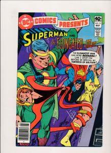 LOT OF 3 DC Presents SUPERMAN &ELOGNATED MAN#21,&DOCTOR FATE#23, F/VF(PF118)