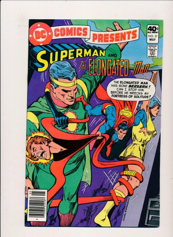 LOT OF 3 DC Presents SUPERMAN &ELOGNATED MAN#21,&DOCTOR FATE#23, F/VF(PF118)