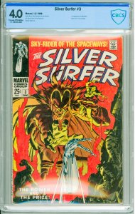 The Silver Surfer #3 (1968) CBCS 4.0! 1st Appearance of Mephisto!