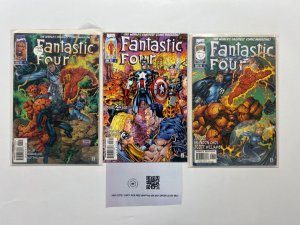 3 Fantastic Four Marvel Comic Books # 1 3 4 Thor Defenders Avengers 10 SM10