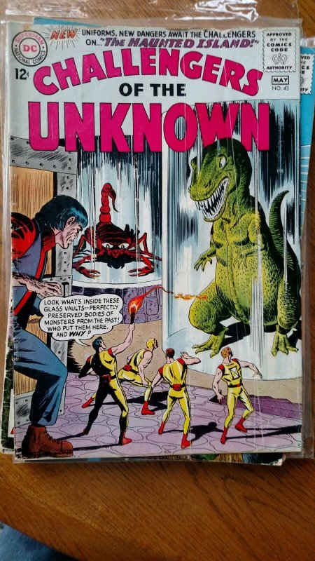 CHALLENGERS OF THE UNKNOWN #43(DC,1965) Condition VG