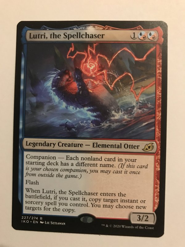 LUTRI, THE SPELLCHASER : Magic the Gathering MTG card; IKORIA, Rare, NM