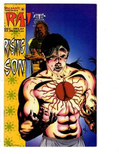 3 Rai Valiant Comic Books # 25 27 28 Bedard Ross Ramos Martial Arts CB8